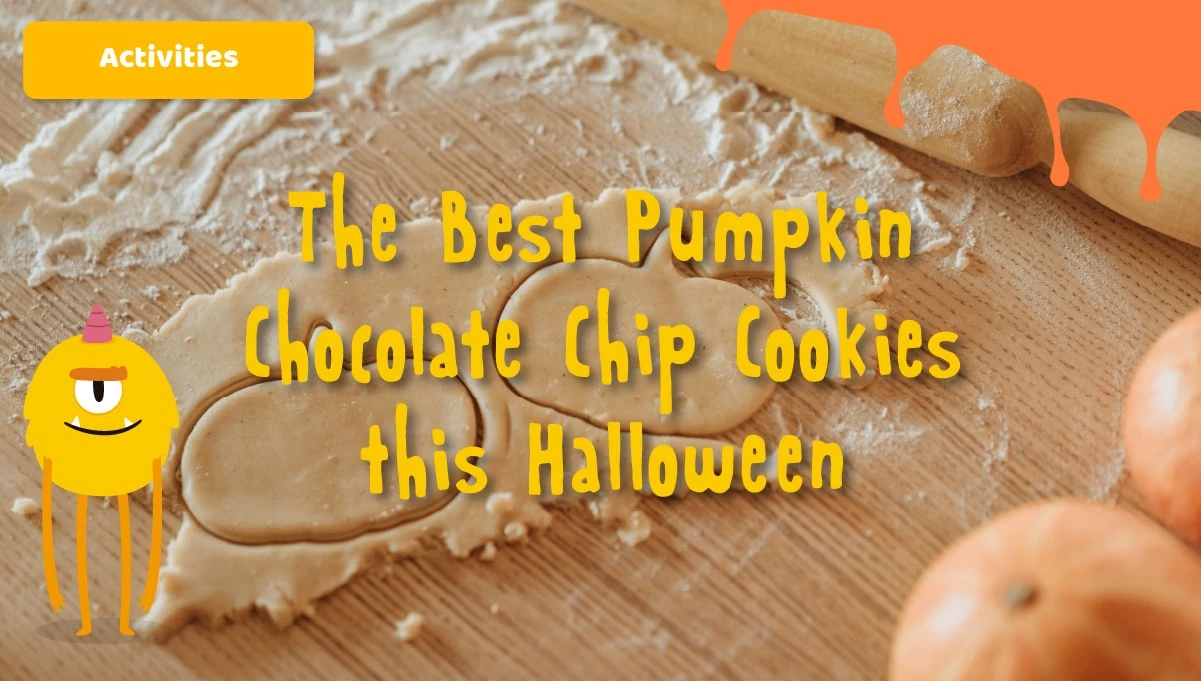 Pumpkin chocolate chip cookies this halloween