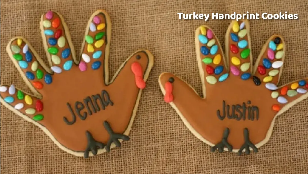 Turkey Handprint Cookies
