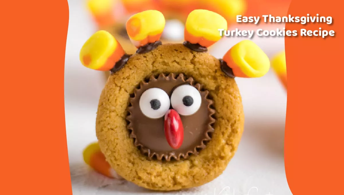Thanksgiving Turkey Shaped Cookies
