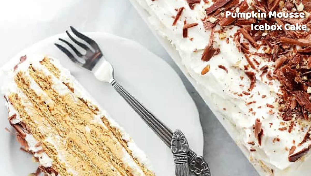 A Slice of Pumpkin Mousse Icebox Cake