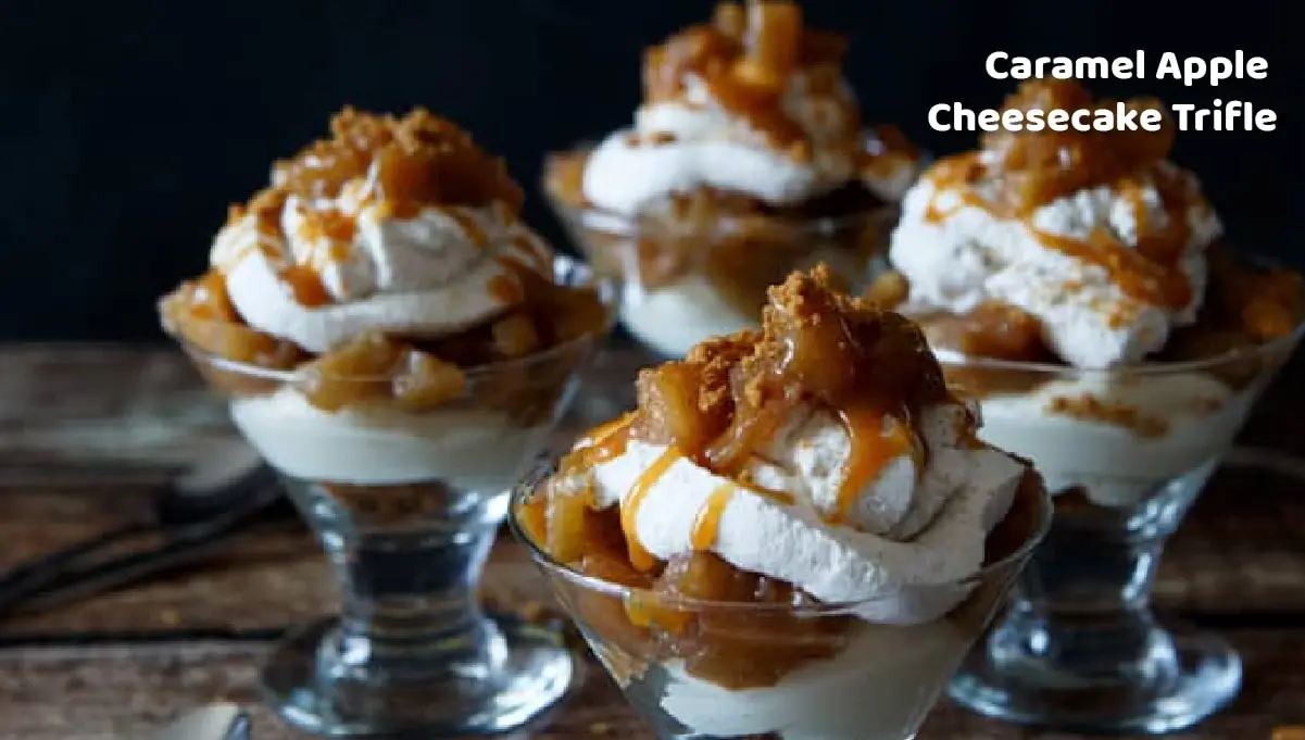 Caramel Apple Cheesecake Trifle