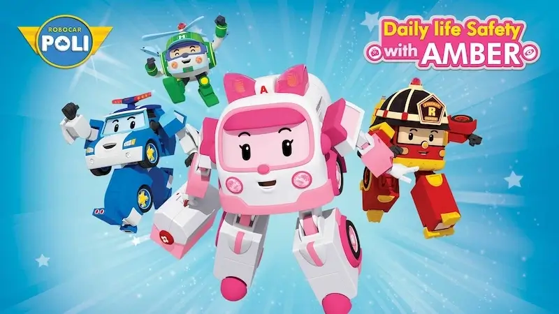 Amber and Robocar Poli make daily life routines and safety easy for kids