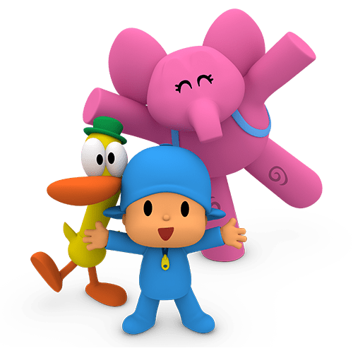 Pocoyo and other popular cartoons are available on KidsBeeTV