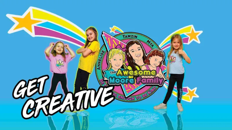 Family easy crafts with the Awesome Moore Family