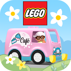 LEGO DUPLO World: Creative Building App for Toddlers & Preschoolers LEGO DUPLO World app showing a virtual farm scene with DUPLO animals and characters. Creative play app for toddlers.