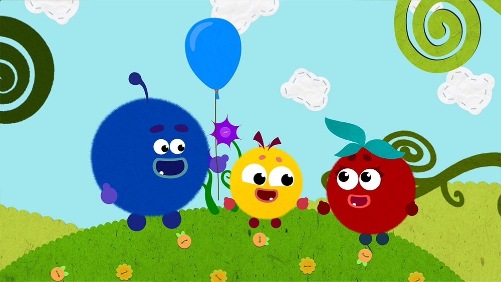 Berry Buds sing-along scene