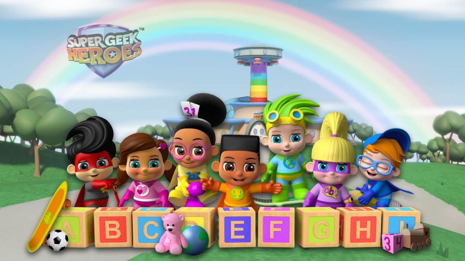 Super Geek Heroes preschool learning series